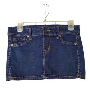 2BW/U Women Juniors Denim Mini Stretch Summer Skirts Casual Blue Jean Skirt XS